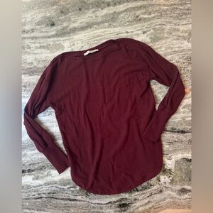 Ann Taylor LOFT Maroon Long Sleeve Sweater Women’s Size XS